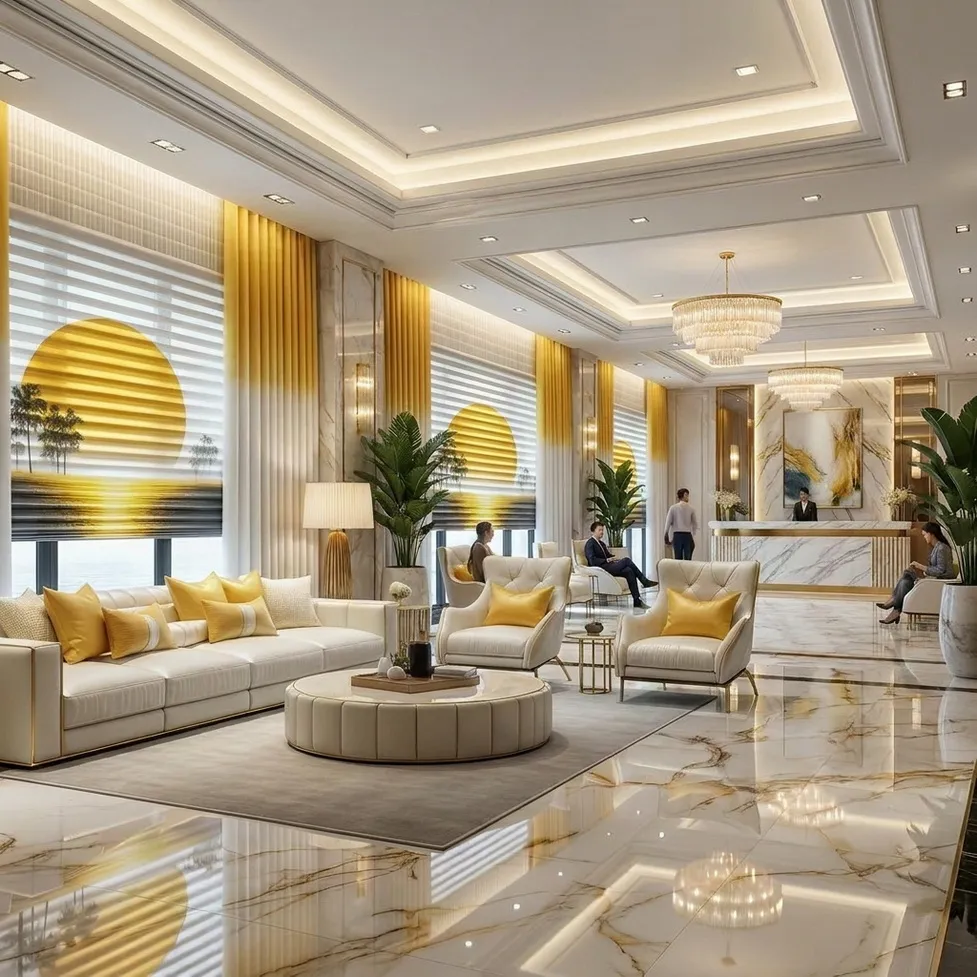 OTEL LOBİ – SPA – RESTORANT – SAHNE  – DÜĞÜN Perdeleri